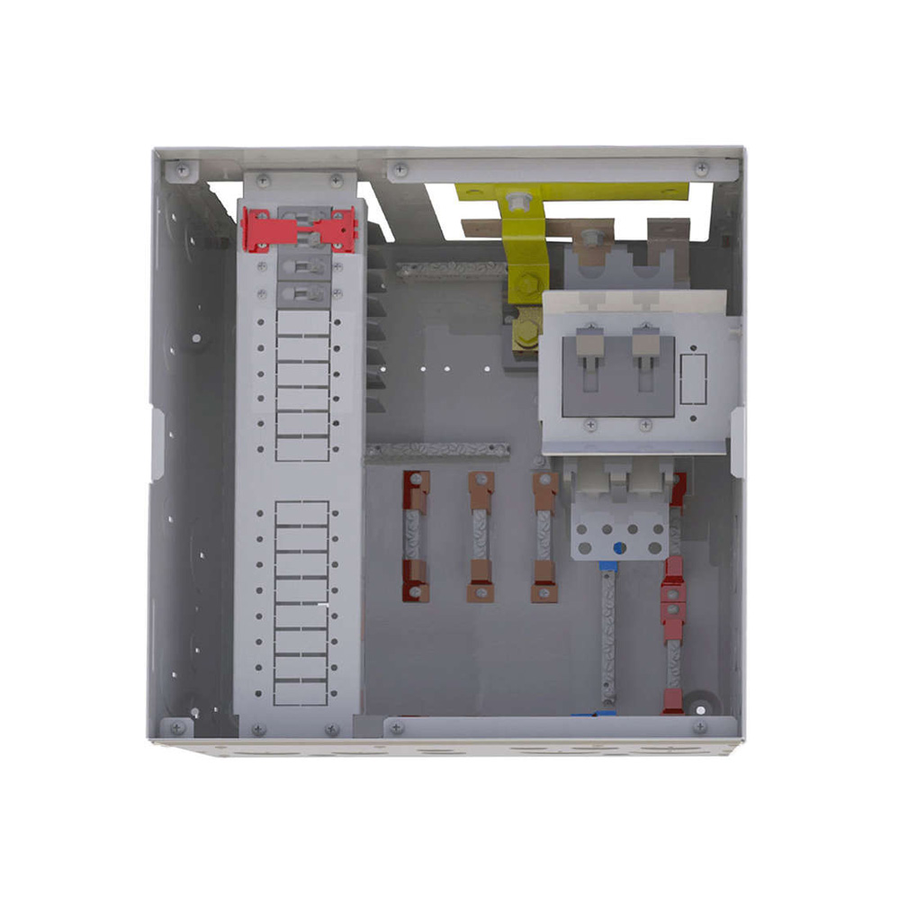 [CAR0061] Radian Series GSLC, prewired with two 175A inverter disconnects, GFDI and PV disconnects for two charge controllers, FLEXnet DC w/ 3 shunts, 230VAC inverter bypass and dual AC inputs									