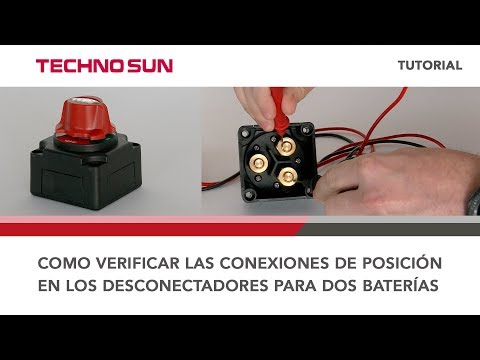 Tutorial: como verificar las conexiones de cada posición en desconectadores para dos baterías