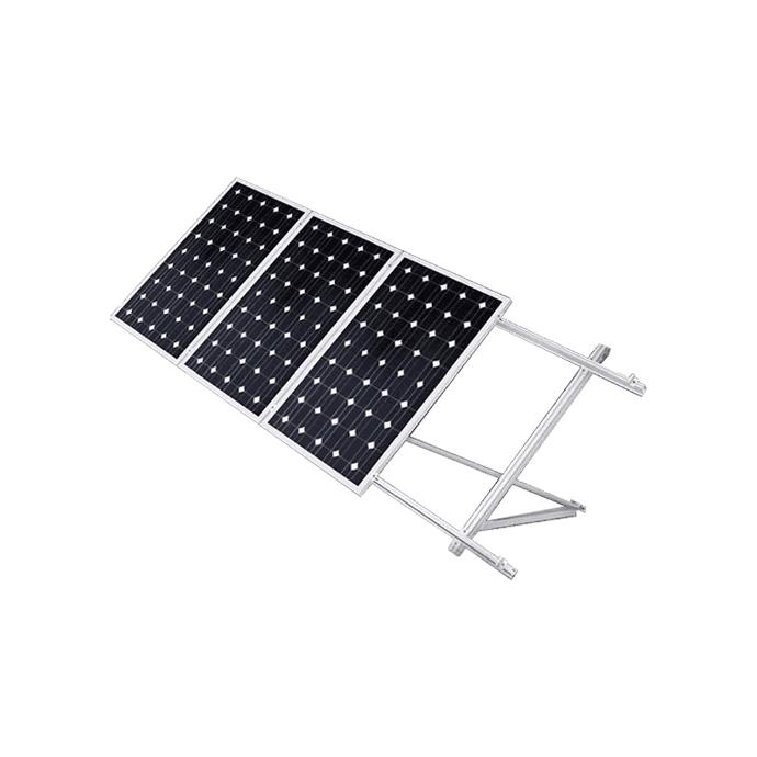 Estructura Inclinada Soporte Placas Solares Regulable 20º - 35º Cubierta  Chapa Metálica 13V