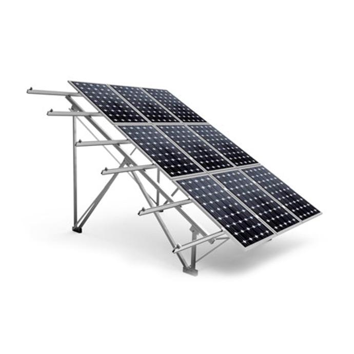 Estructura Inclinada Soporte Placas Solares Regulable 20º - 35º Cubierta  Chapa Metálica 13V