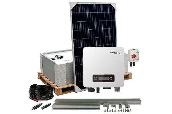 Kit Solar Fotovoltaico Híbrido 1000W para generación eléctrica