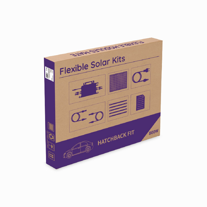 800W Kit Solar Flexible