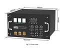 Unidad de concentración hasta 9 baterías LV4850 en paralelo salida 400A CASIA LVP48-400A PARALLEL BOX - SOLITIA