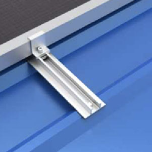 Microperfil anodizado para cubierta metálica posición en cresta panel vertical - TS-D1-G01-AP-CC-V - TECHNO SUN