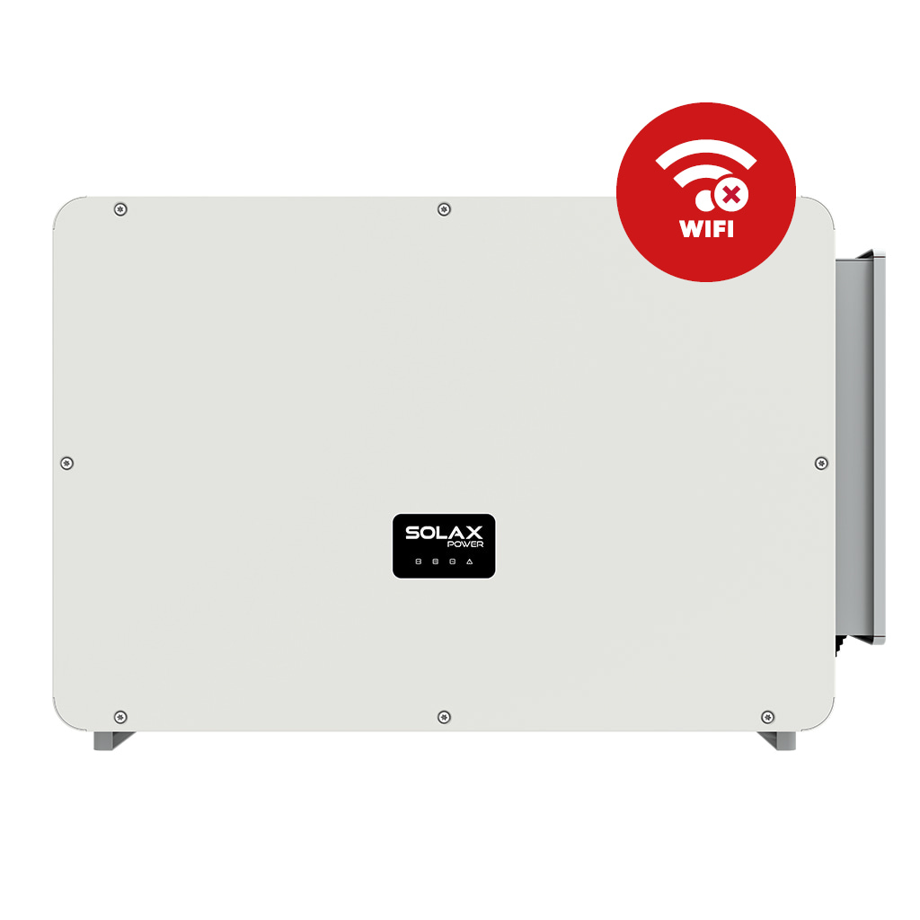 Inversor de red 100kW | 288A | 1100V | 9MPPT 180-1000V | No LCD | Incluye WiFi | Forth X3-100K-9X | Solax Power