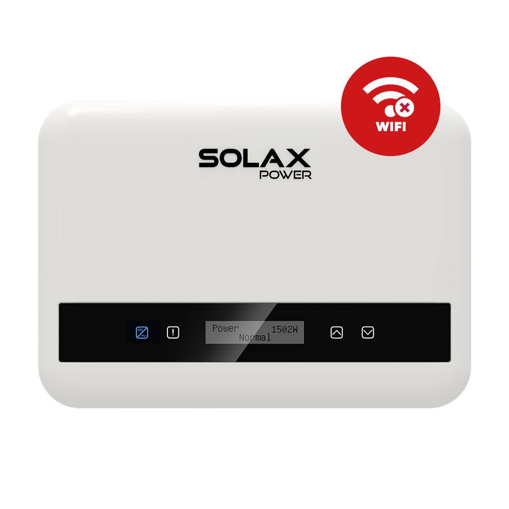 Inversor de red 1.1kW | Monofásico | 16A | MPPT 40-450V | Incluye WiFi | X1-Mini-1.1-G4 | Solax Power