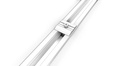 ACL02-TS-D2-AMX [1x2] Estructura coplanar anodizada para 2 paneles en vertical (ancho máx. 1150mm) | Serie TS-D2 - SOLITIA