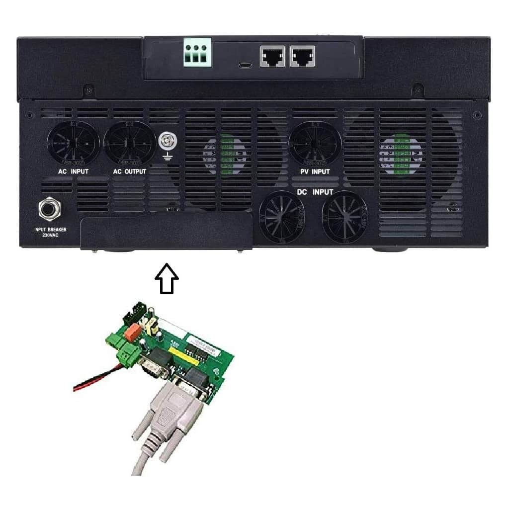 48/5000 Voltronic Axpert King 5000W 48V 230V Voltronic. Inversor de aislada con Wifi. Paralelizable.