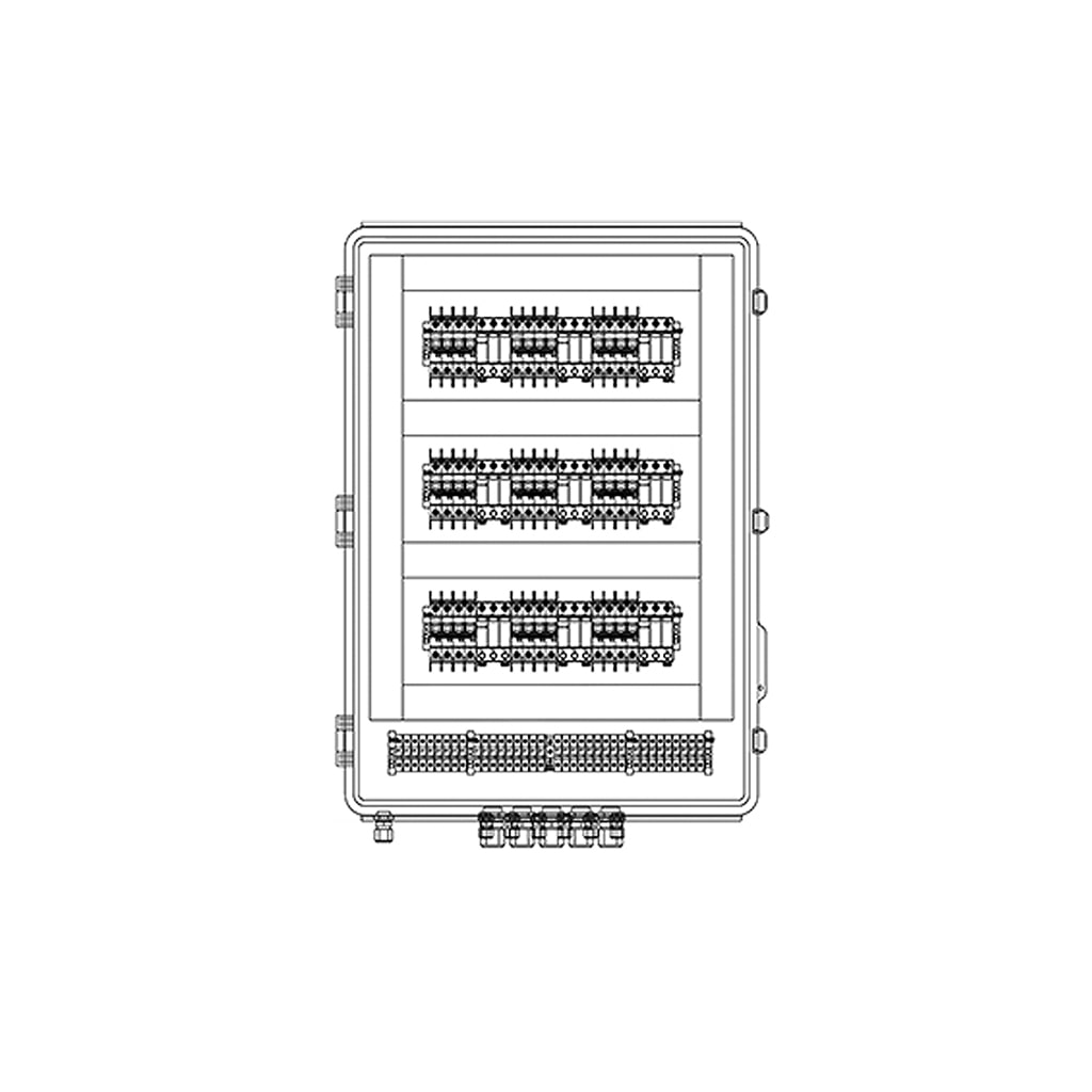 Solitia Caja de protecciones DC BHS-9/9 | 1000Vdc | 630*830*280mm