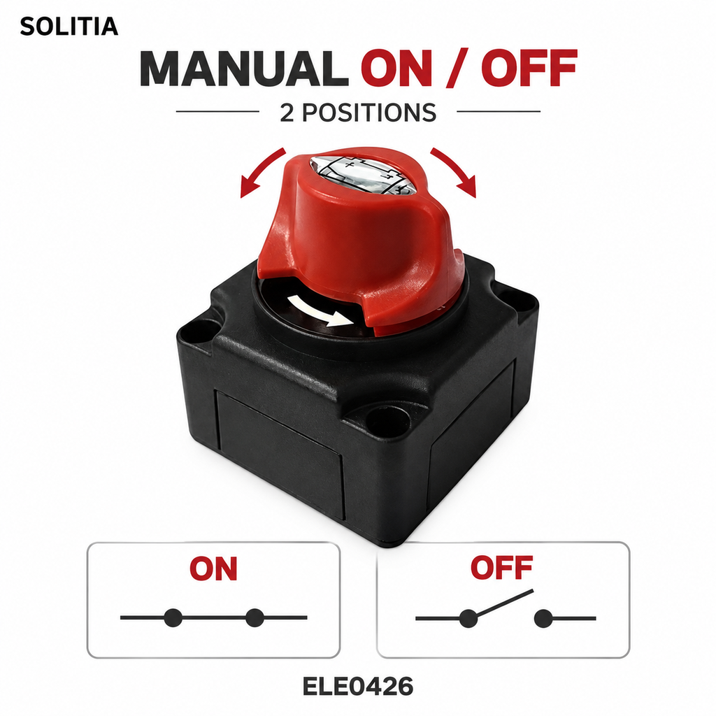 Solitia ELE0426 - Manual ON-OFF - 2 positions