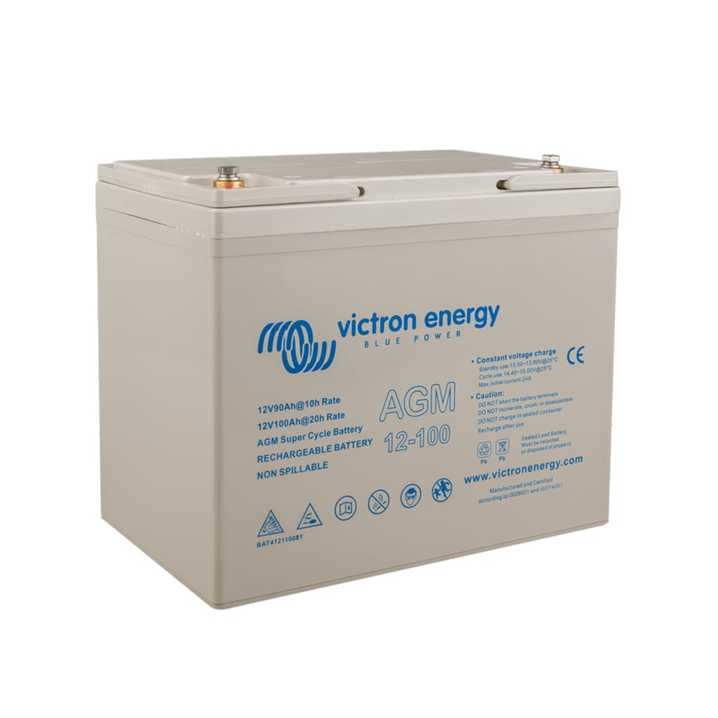 12V/100Ah AGM Super Cycle Batt. (M6) - VICTRON ENERGY