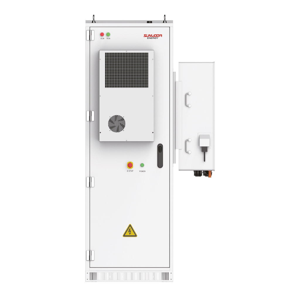 Bateria Litio de 60Kwh HV 614.4V con armario refrigerado | C&I ESS-5060 | para Inversor Deye 50Kw | BMS Incluido | Air cooling | Sunwoda