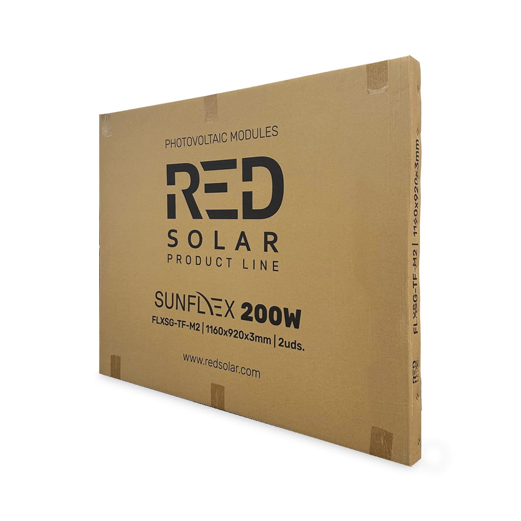 x2 RED SOLAR Sunflex FLXSG-TF-M2 200W 12V