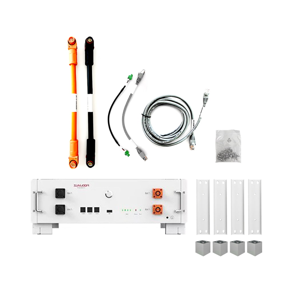 [Módulo] Batería de litio 51,2V 100Ah | 5,12kWh |  DOD 100% BMS Incluido | Atrix-5 | 10 años garantía I Sunwoda