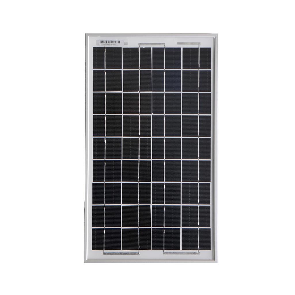 Panel solar 10W monocristalino | RED10-36M | 345x245x17mm QUASAR2 | RED SOLAR 