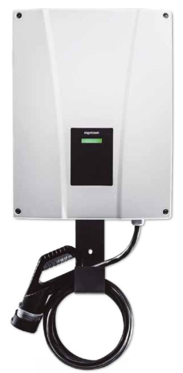 Cargador vehículo eléctrico doméstico simple 22kW 32A | cable tipo 2 + contador | sin display | Garage Basic - INGETEAM