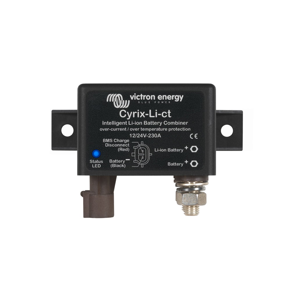 Cyrix-Li-ct 12/24V-230A intelligent Li-ion battery combiner