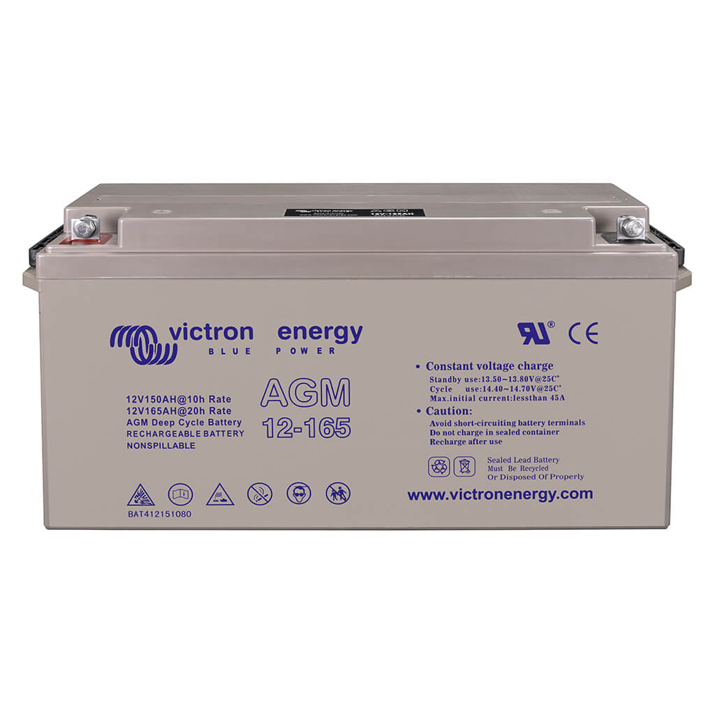 12V/165Ah AGM Deep Cycle Batt.