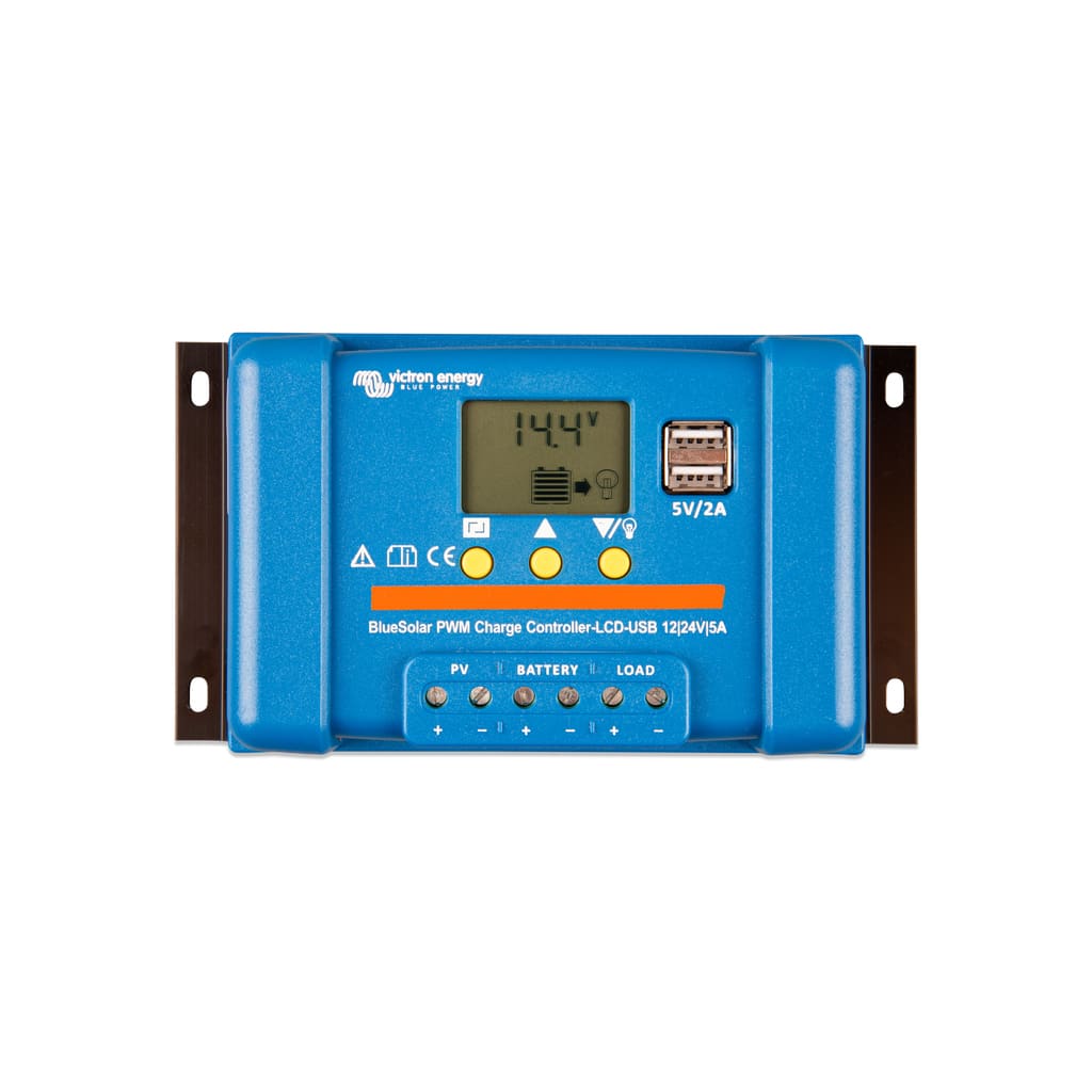 [SCC010005050] BlueSolar PWM-LCD&USB 12/24V-5A - VICTRON ENERGY