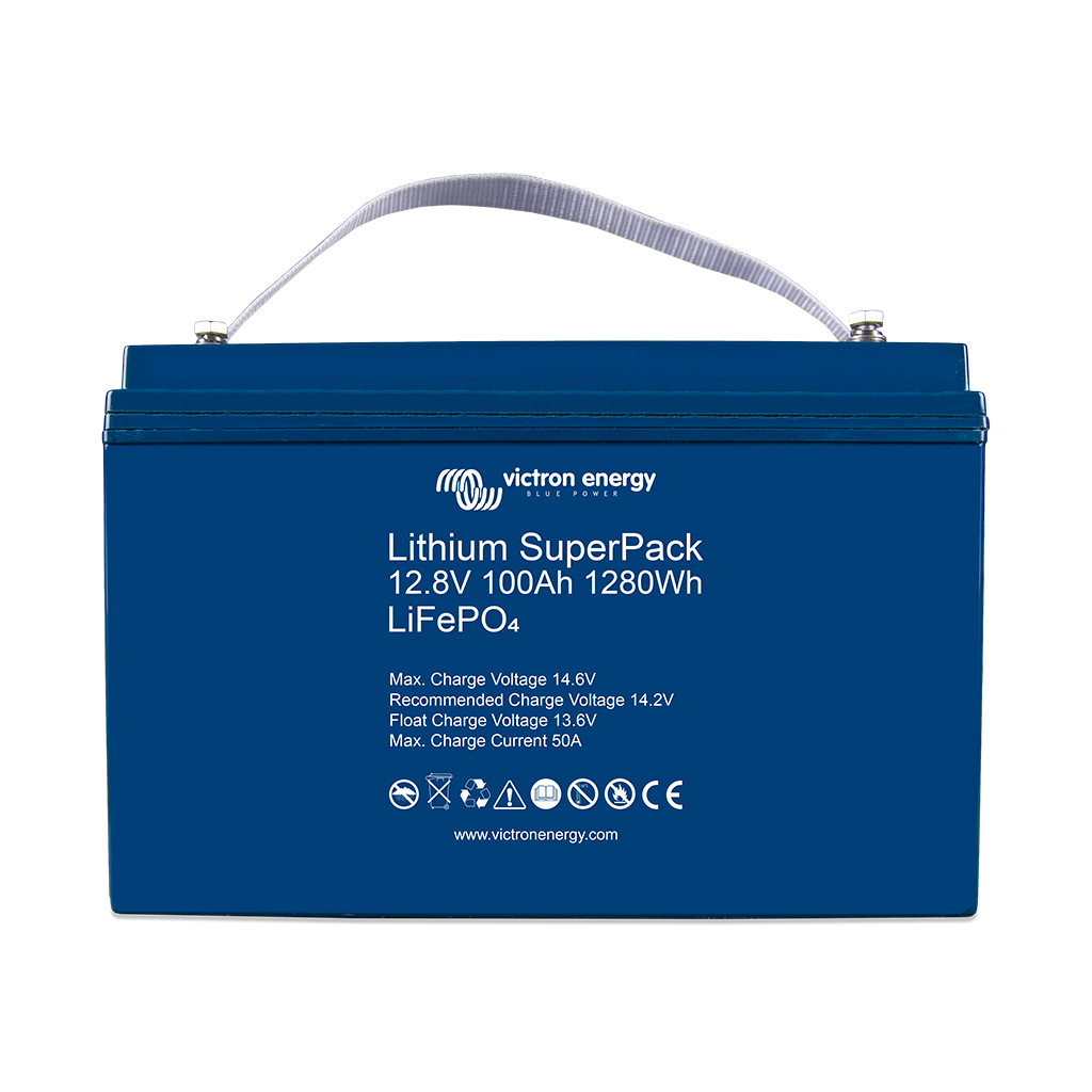 Lithium SuperPack 12,8V/100Ah (M8) High Current - VICTRON ENERGY