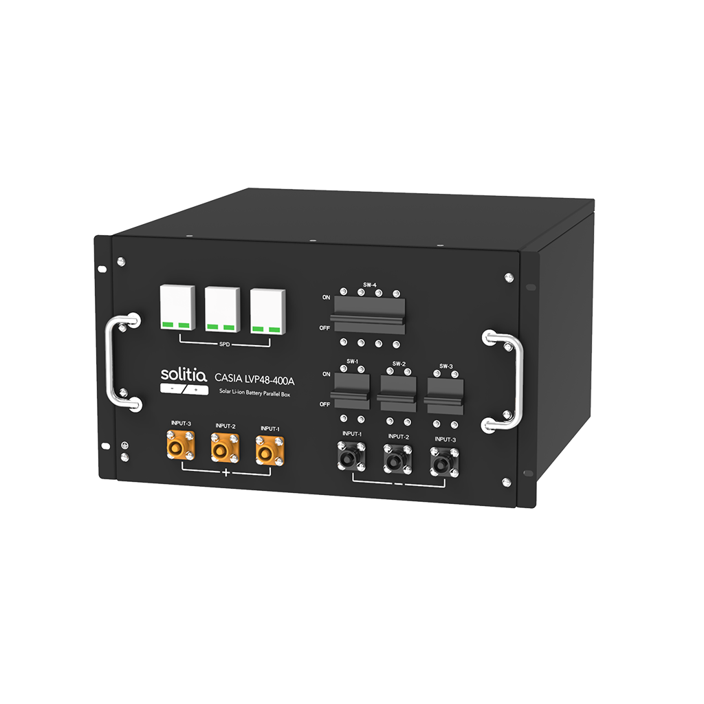 Concentrador hasta 15 baterías LV4850 | CASIA LV48-400A PARALLEL BOX | SOLITIA
