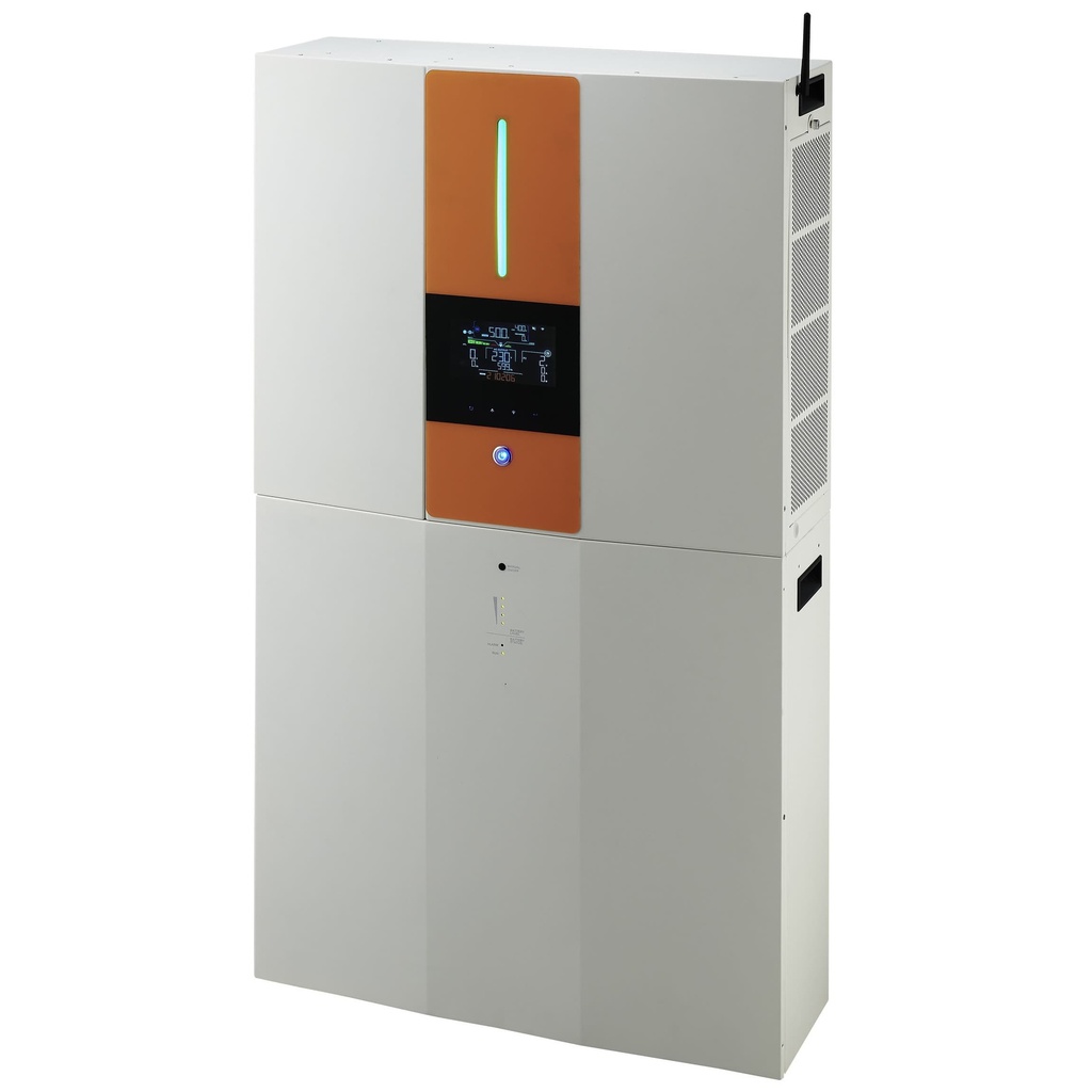 Sistema de almacenamiento todo en uno | Inversor híbrido 5,5kW | Baterías litio 5kWh (ampliable a 50kWh) | ESS510 | Axpert