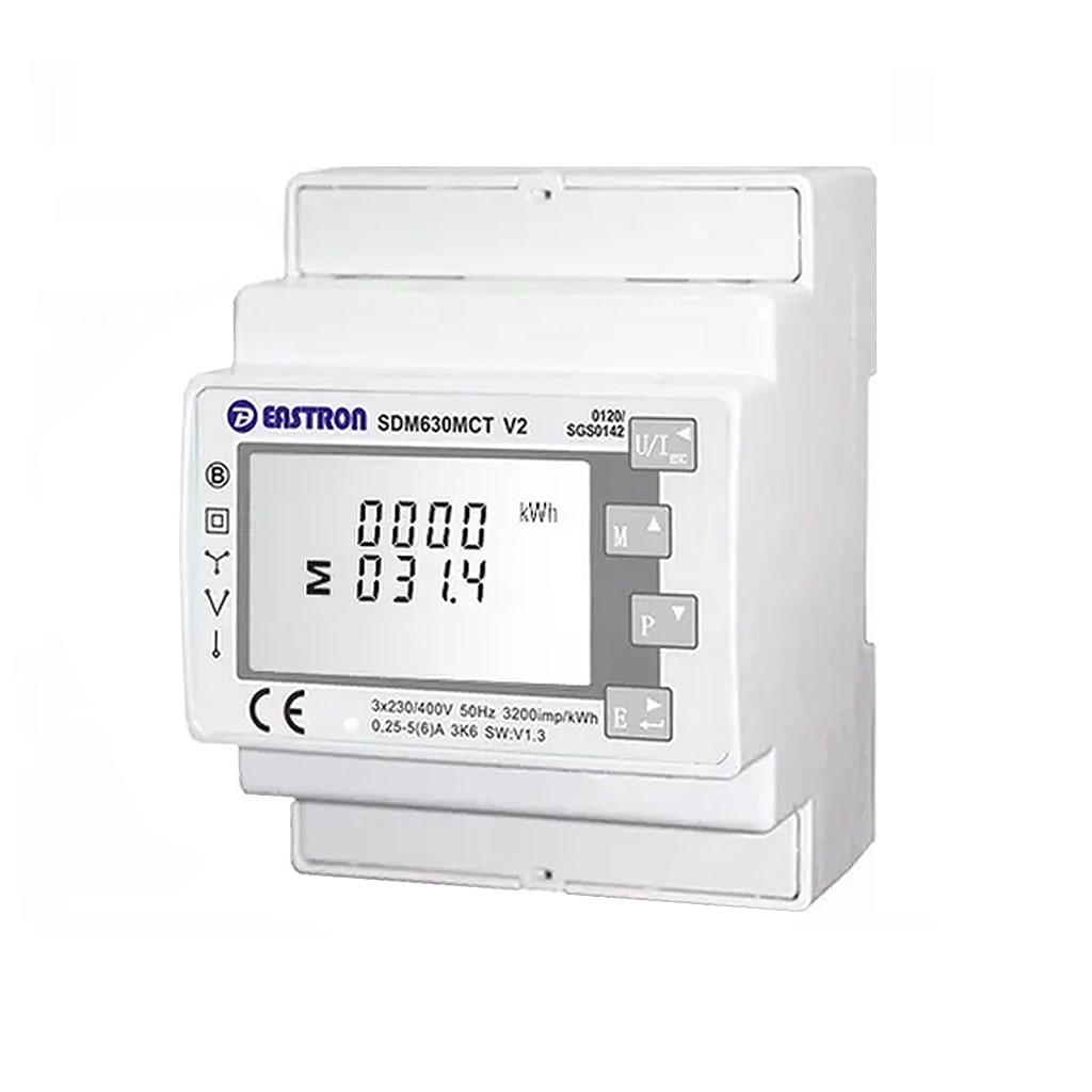 Deye SDM630MCT Meter Monofásico/Trifásico medida indirecta