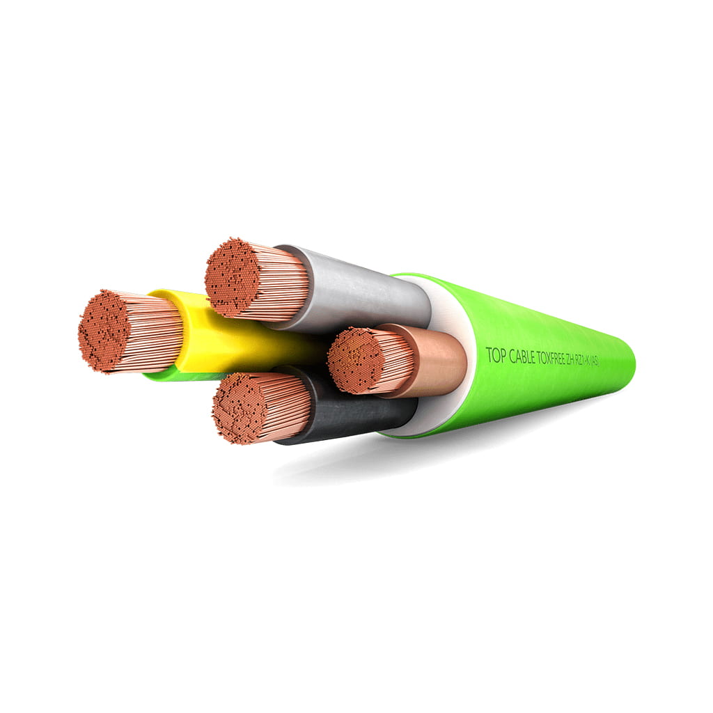 Top Cable TOXFREE ZH RZ1-K (AS) 1x25mm² 0.6/1kV B2ca halogen free (Sold by meter)