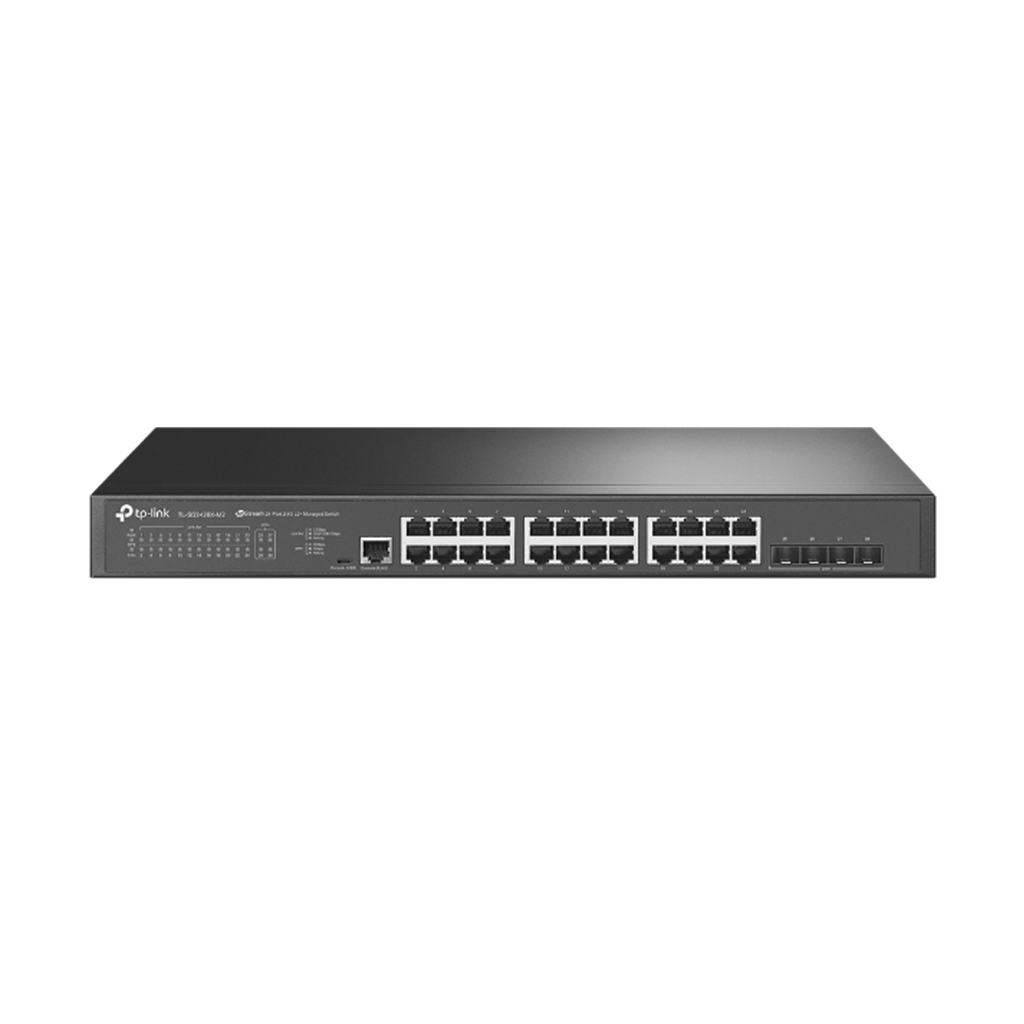 TP-Link Managed Switch with 4 10GE SFP 24 port 2.5 gb SG3428X-M2