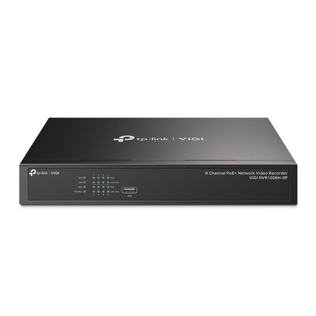 TP-LINK VIGI NVR1008H-8P 8 Canales PoE+ 1HDD H265+