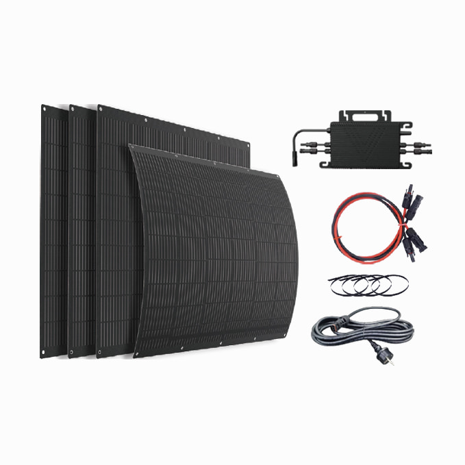 Kit Solar Flexible para balcón 800W