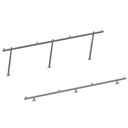 AIR01-TS-D2-AM35 [1x01] | Anodized adjustable tilt mounting structure | 20°-45° | for 1 panel in portrait | (max width 1150 mm) | M35 frame system TS-D2