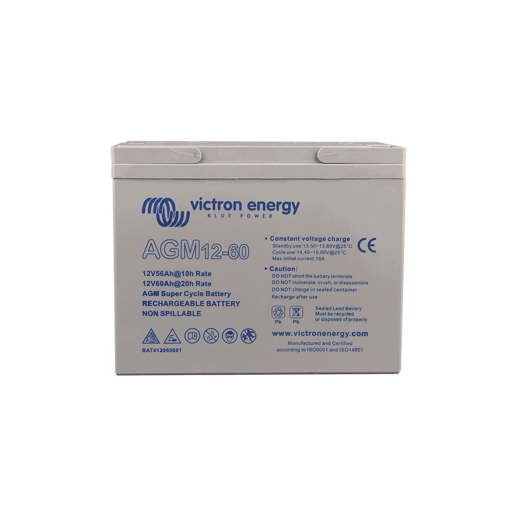 12V/60Ah AGM Super Cycle Batt. (M6) - VICTRON ENERGY