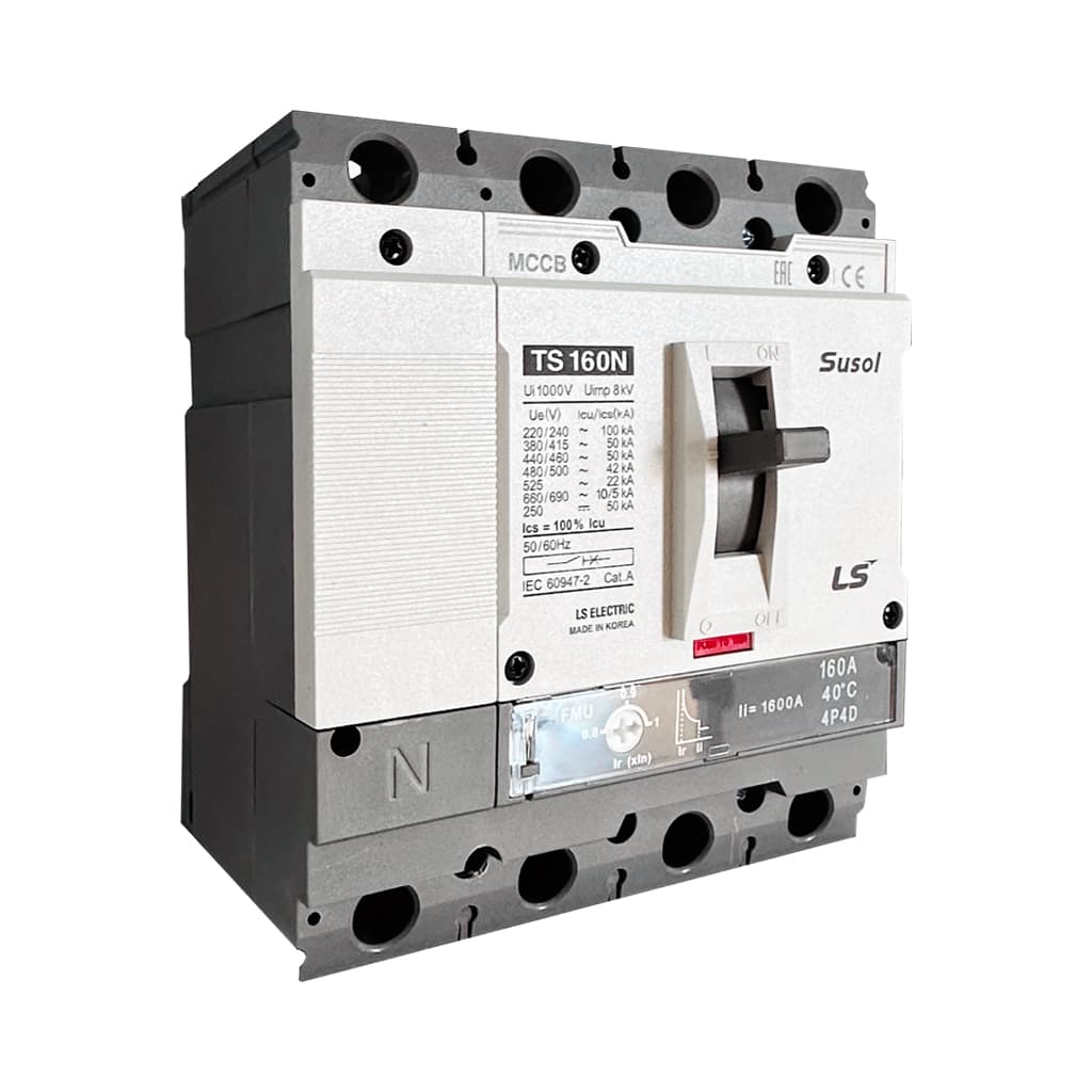 Interruptor Automático de Caja Moldeada TS160N 160A 4P4D