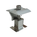 Presor universal (omega/zeta, anodizado plata) ajustable 30 a 35mm con muelle y clip toma tierra | Serie TS - TECHNO SUN