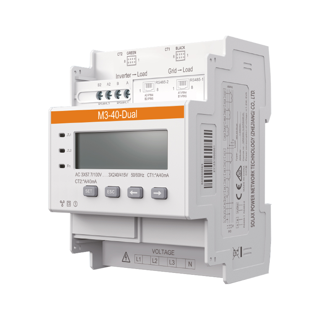 Solax M3-40-Dual Vatímetro