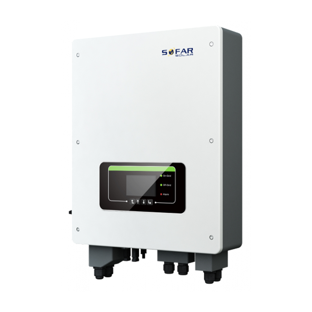 48/6000 HYD 6000-ES Inversor híbrido monofásico con posibilidad de inyección cero pero sin certificación 6kW 48V | SOFAR (Reparado)