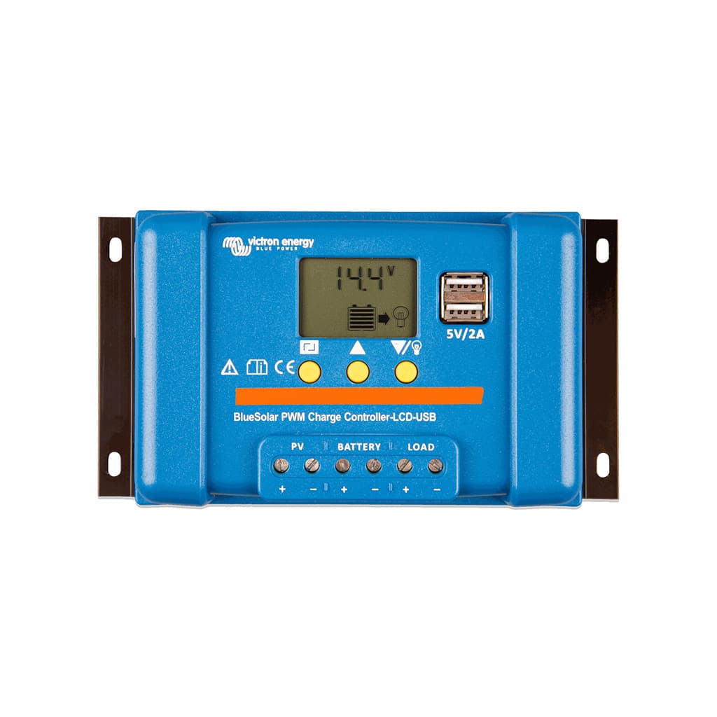 BlueSolar PWM-LCD&USB 12/24V-20A - VICTRON ENERGY (Very Good)