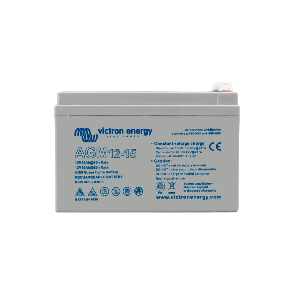 12V/15Ah AGM Super Cycle Batt. (M5) - VICTRON ENERGY