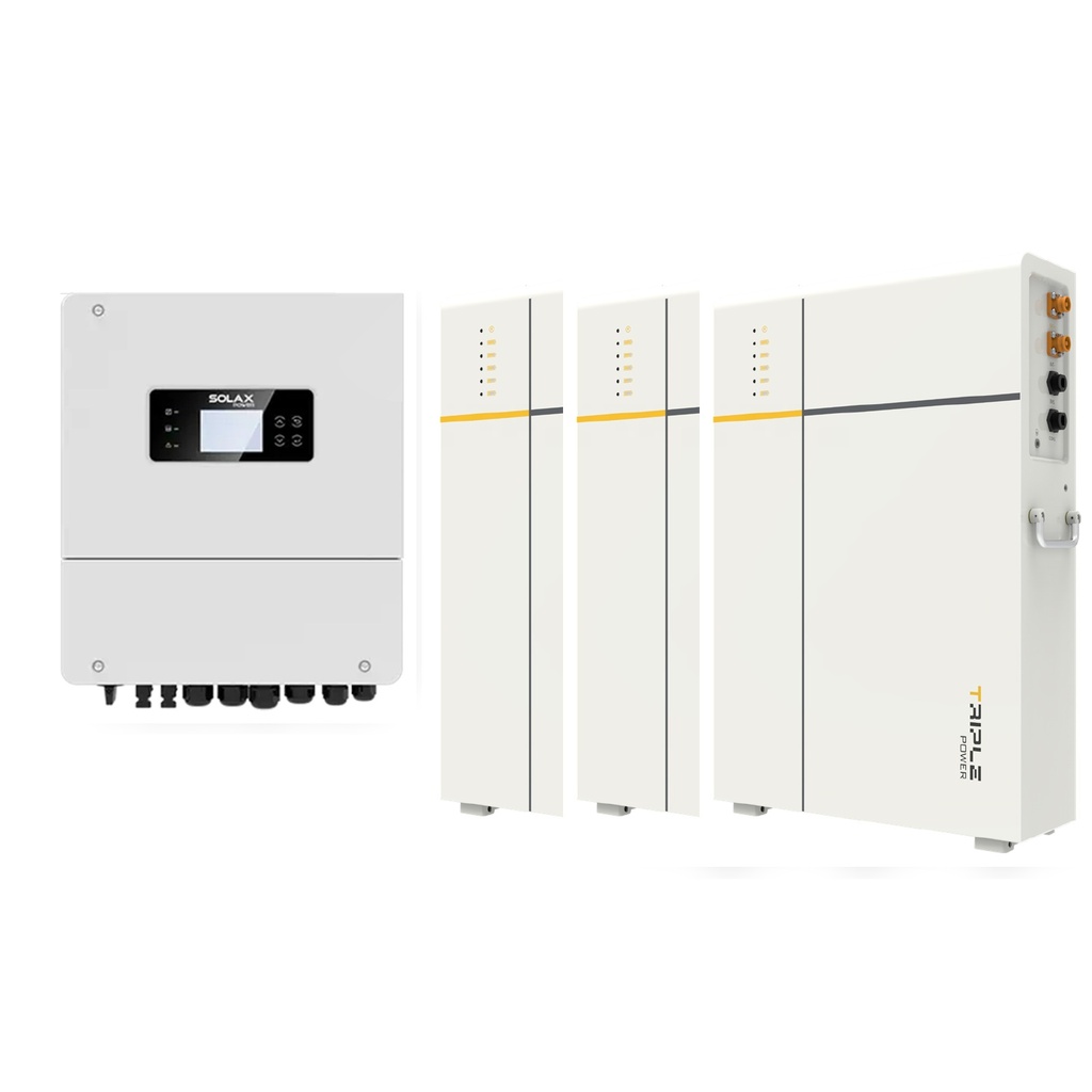 Kit Solax X1-HYB-6.0-LV + 3x TP-LD53