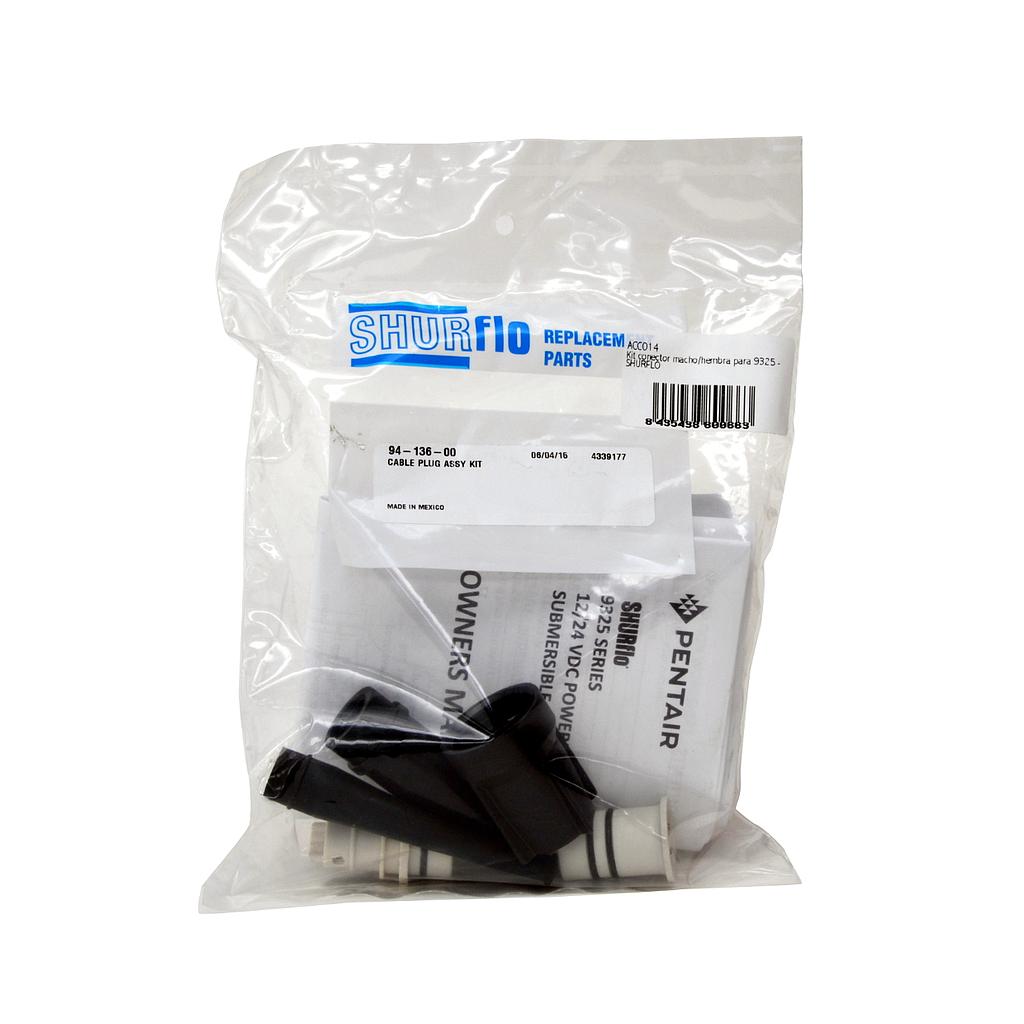 Kit conector macho/hembra para 9325 - SHURFLO