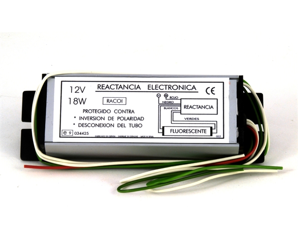 Electronic ballast 12V 18W - TECHNO SUN