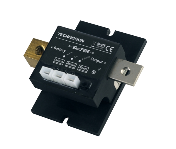 ElecFuse smart fuse up to 250A 12-24V + bracket - TECHNO SUN