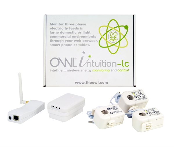 Three-phase Monit System Intuition-LC Pro 200A via internet-OWL