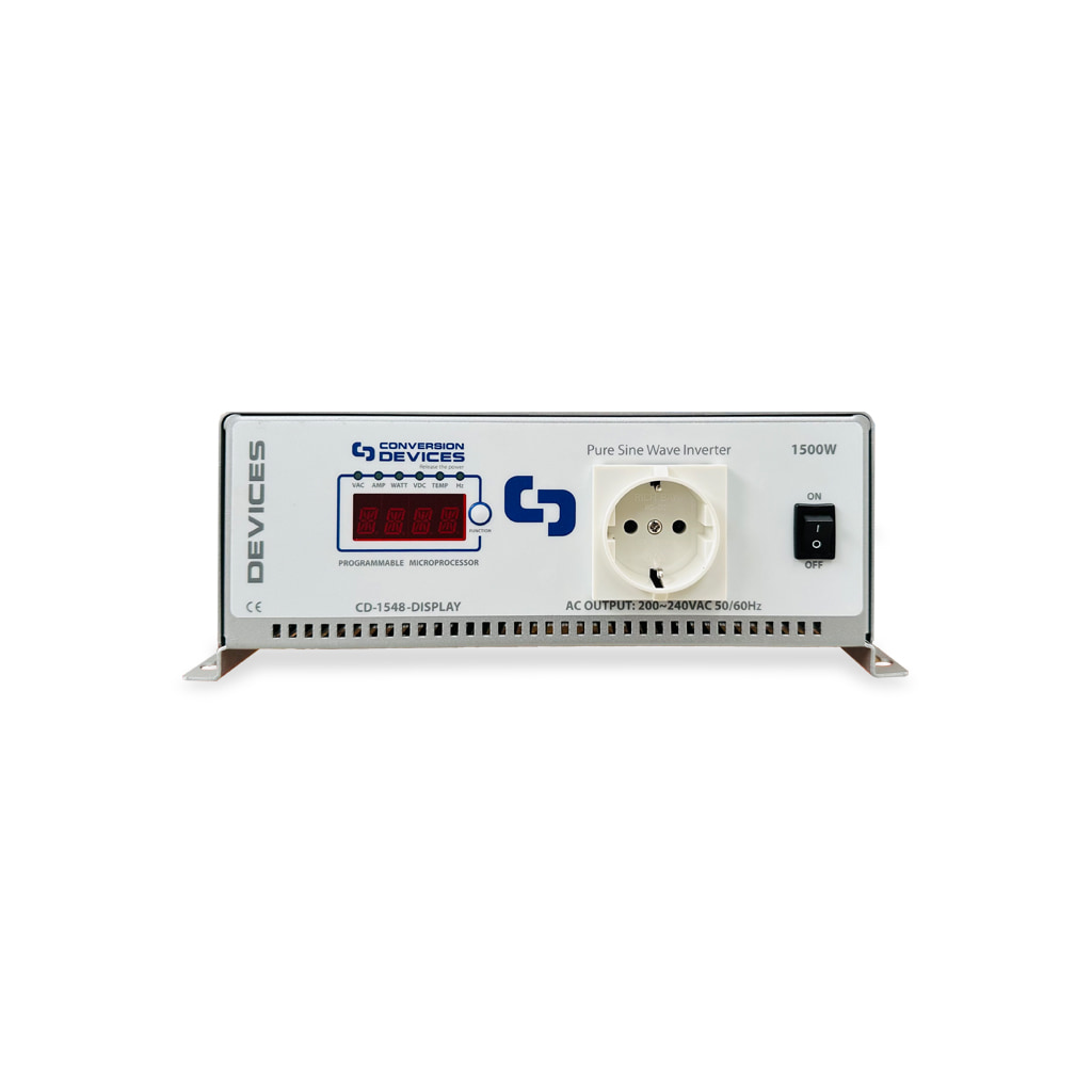Inversor senoidal automático 1500/48 con display de CONVERSION DEVICES