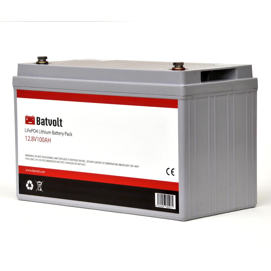 Batería monoblock de litio 12v (LiFeP04) 100Ah BATVOLT