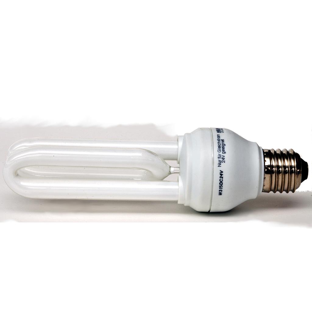 Fluorescent lamp E27 24V 15W - MEGAMAN