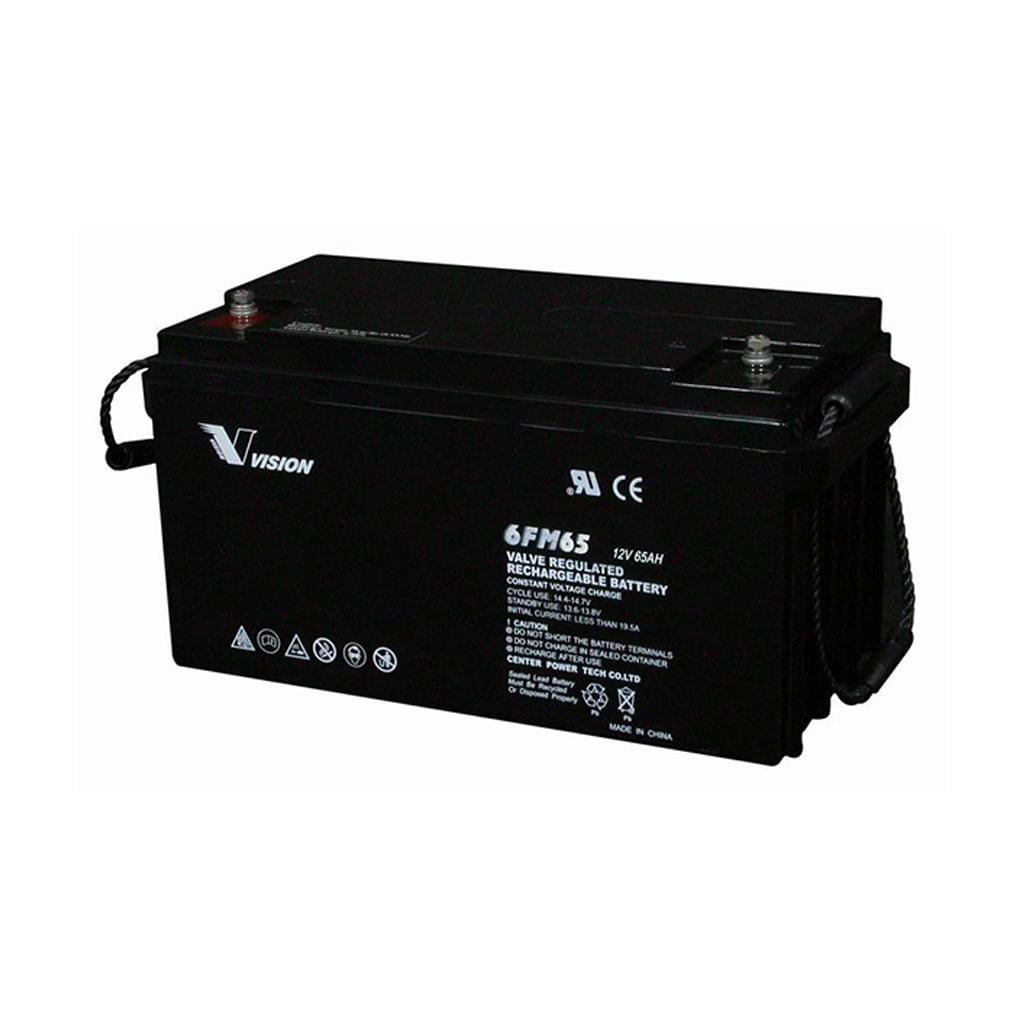 12V/65Ah AGM general purpose monoblock battery 6FM65-X VISION BATTERY