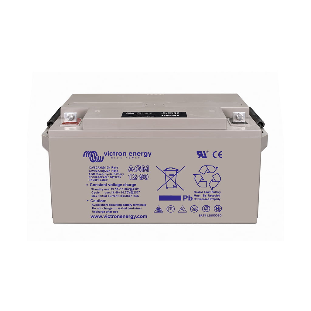 12V/90Ah AGM Deep Cycle Batt. (M6) - VICTRON ENERGY