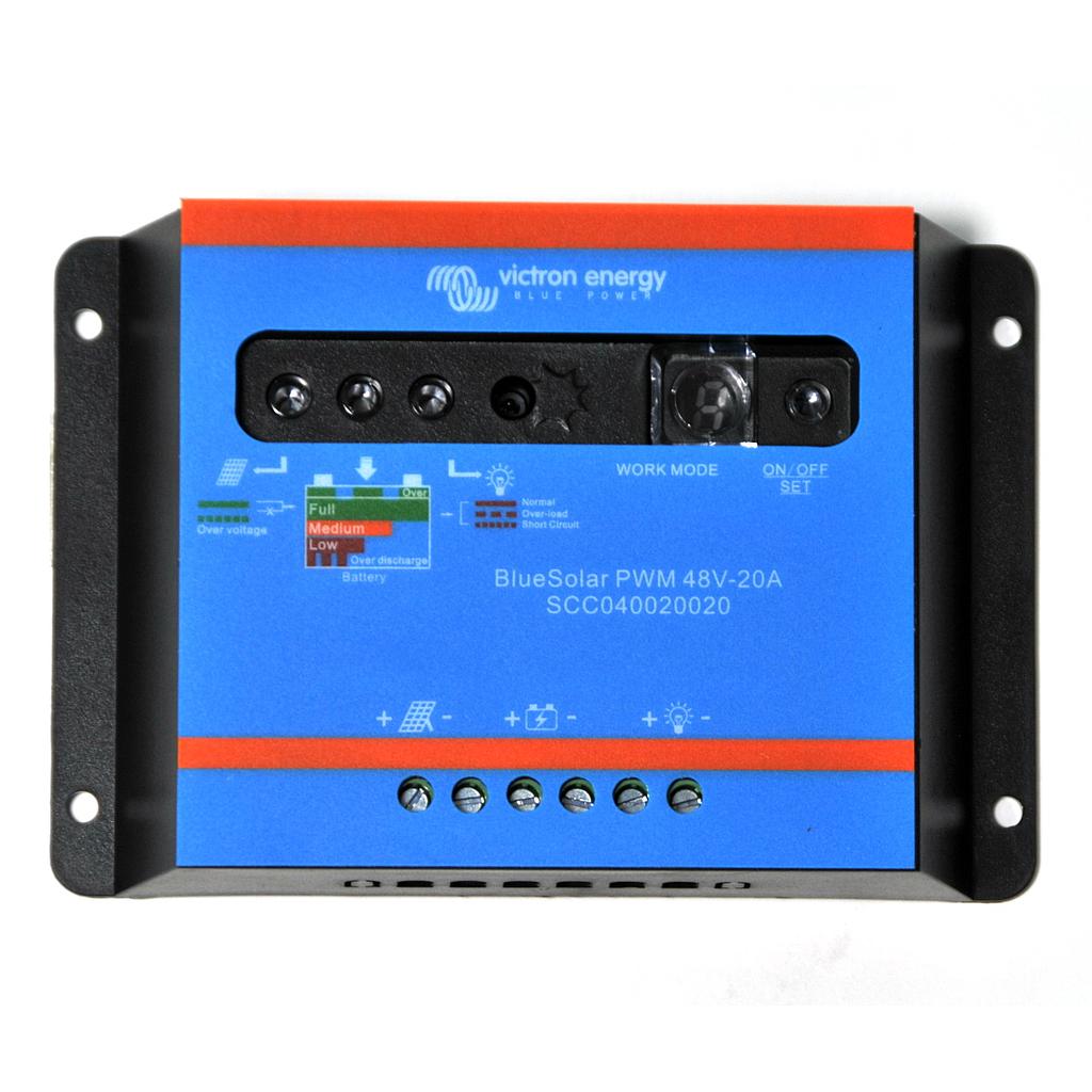 BlueSolar PWM-Light Charge Controller 48V-20A